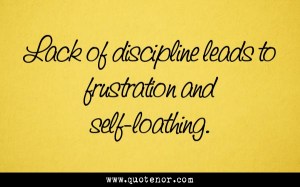 discipline lacking