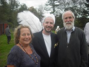 S M and C at Jake and Sandys wedding