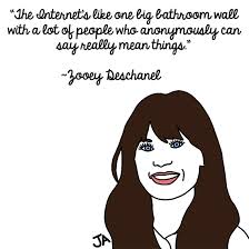 Zooey Deschanel quote about trolls