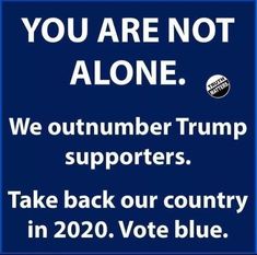 vote blue 2020